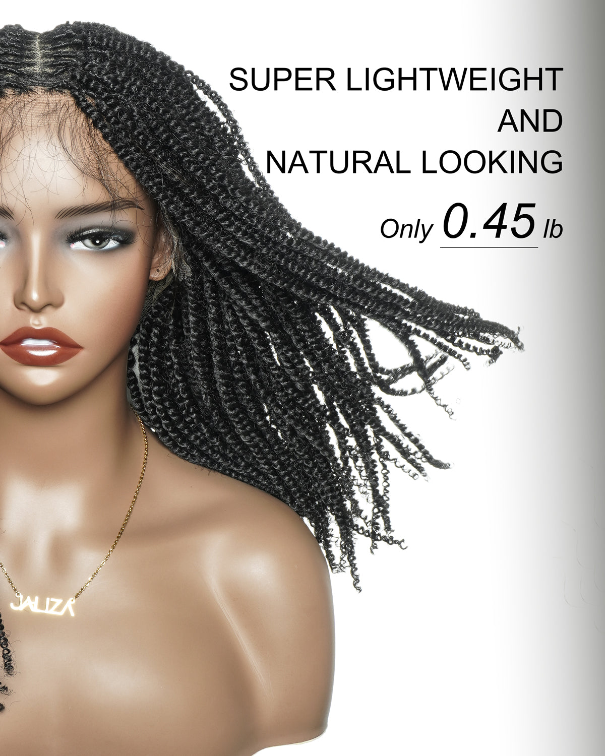 Pona - 14" Micro Passion Twist Swiss HD Full Lace Braided Wig