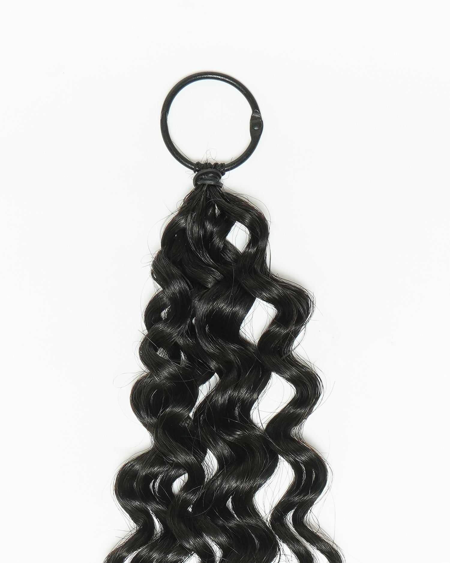 18" 100% Hand-Made Human Hair Feather Crochet Hair For Miracle Knots Hair Extensions