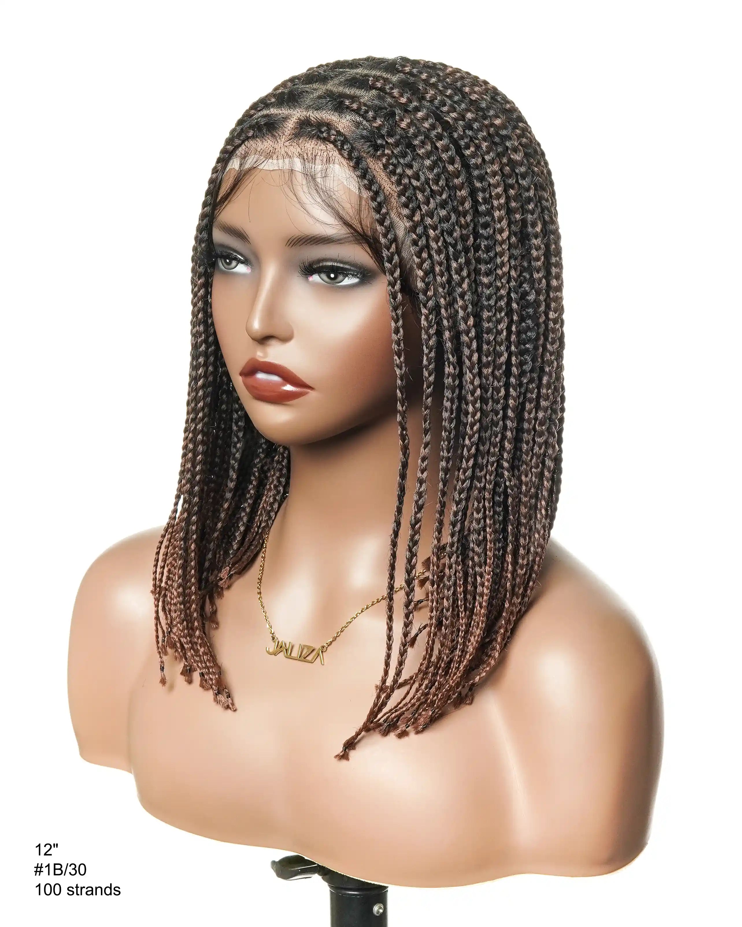 HD Full Lace Knotless Box Braided Wig