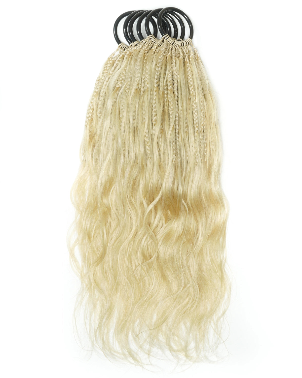 18" Ghost Loop™ Crochet Boho Braids With Human Hair Curls