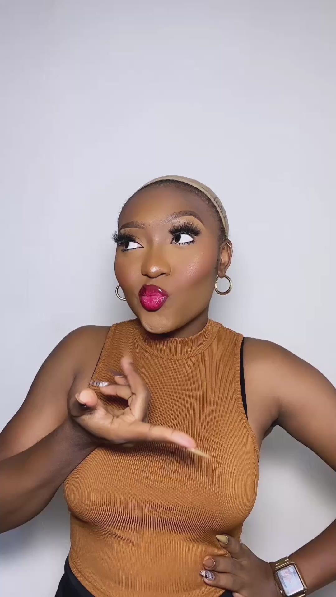 Glueless Knotless Box Braided Wig 24" 5x7 HD Lace 79 Strands - No Baby Hair