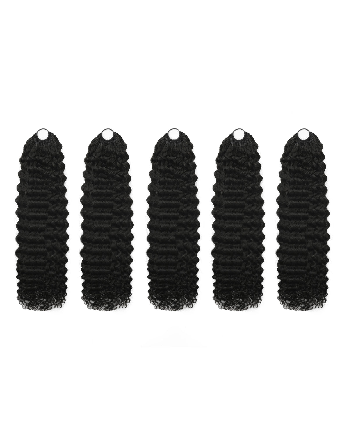 PrimeFlow™ 100% Human Hair Water Wave Crochet Hair For Miracle Knots Boho Braids