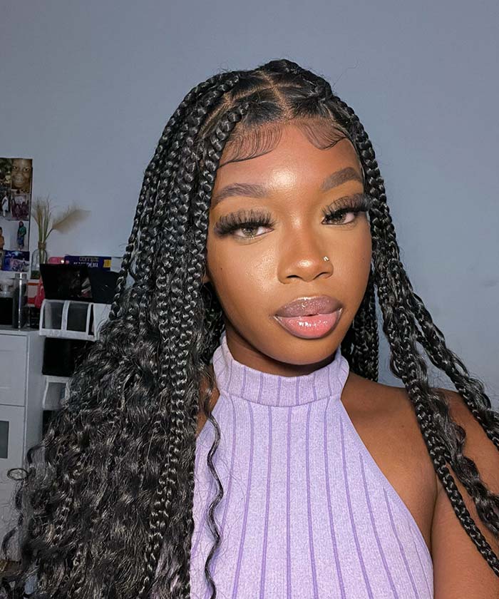 Six Effortless Boho Hairstyles for Knotless Braids – JALIZA