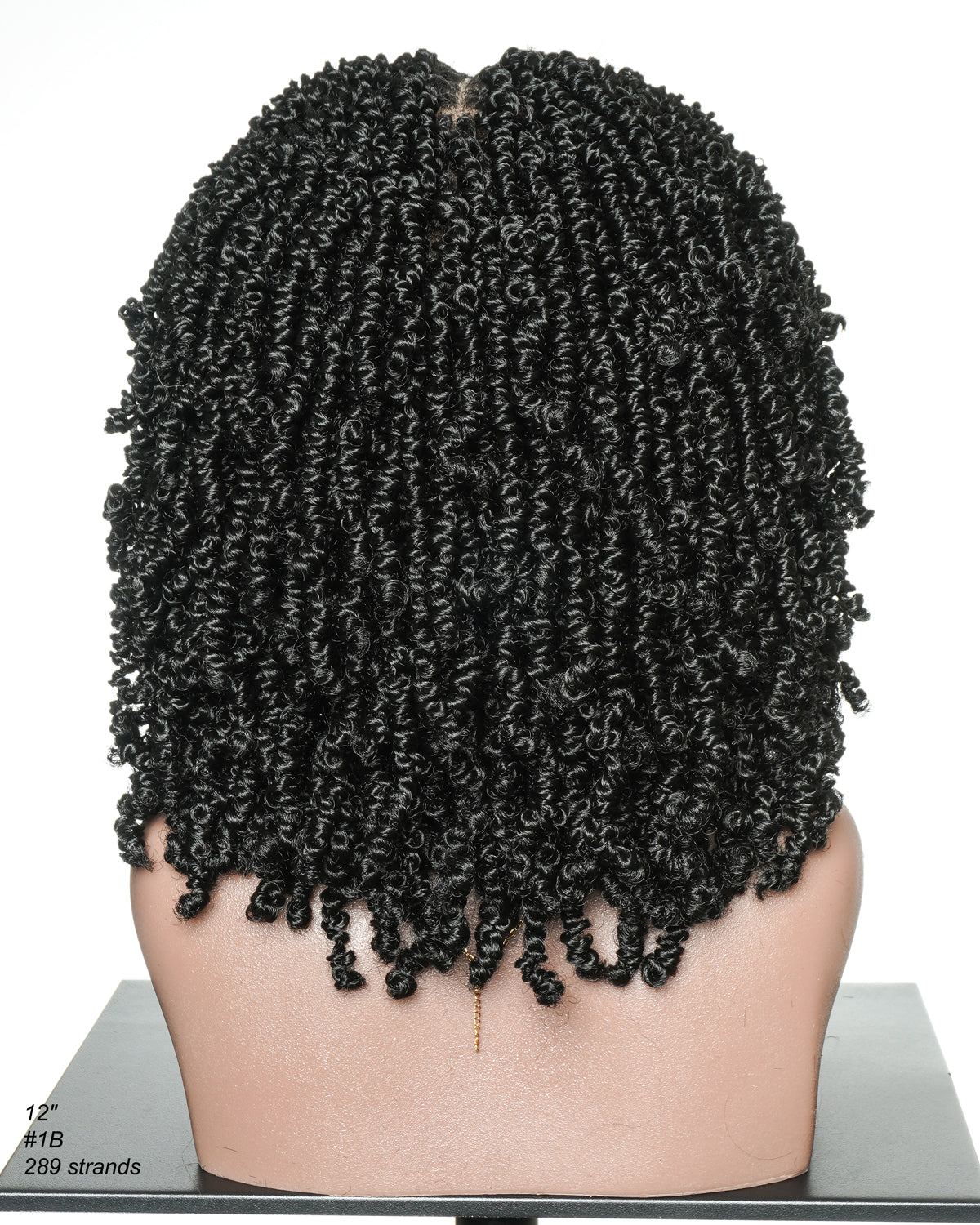 Short Passion Twist 12" Swiss HD Lace Knotless Full Lace Wig