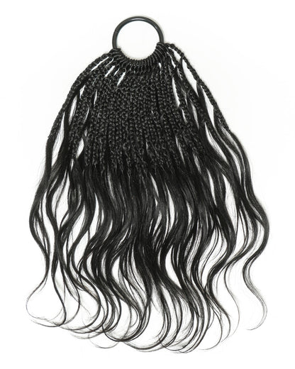 Small Pack 20 Strands Crochet Boho Braids - 12“-18" Loose Body Wave Human Hair Boho Curls