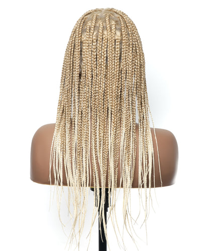 HD Lace Knotless Box Braided Wig Color #613 Blond