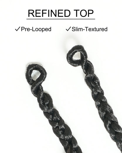 18" Bora Bora Crochet Braids With Body Wave Human Hair Boho Curls 120 Strands/Pack