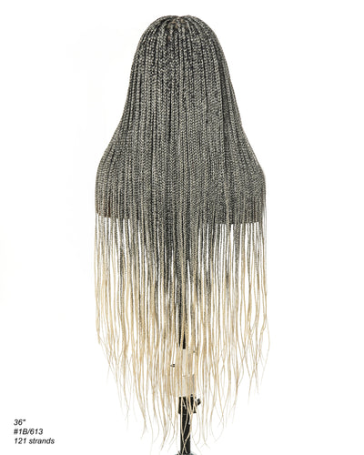 Swiss HD Full Lace Knotless Box Braided Wig