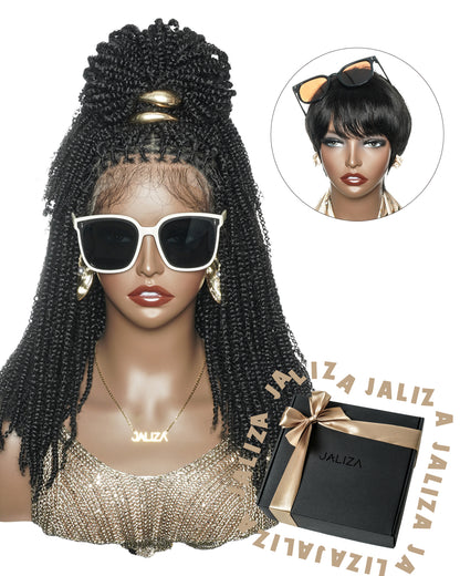 Thanksgiving Gift Box: Two Wigs In A Pack- Pona Wig & Pixie Cut Wig
