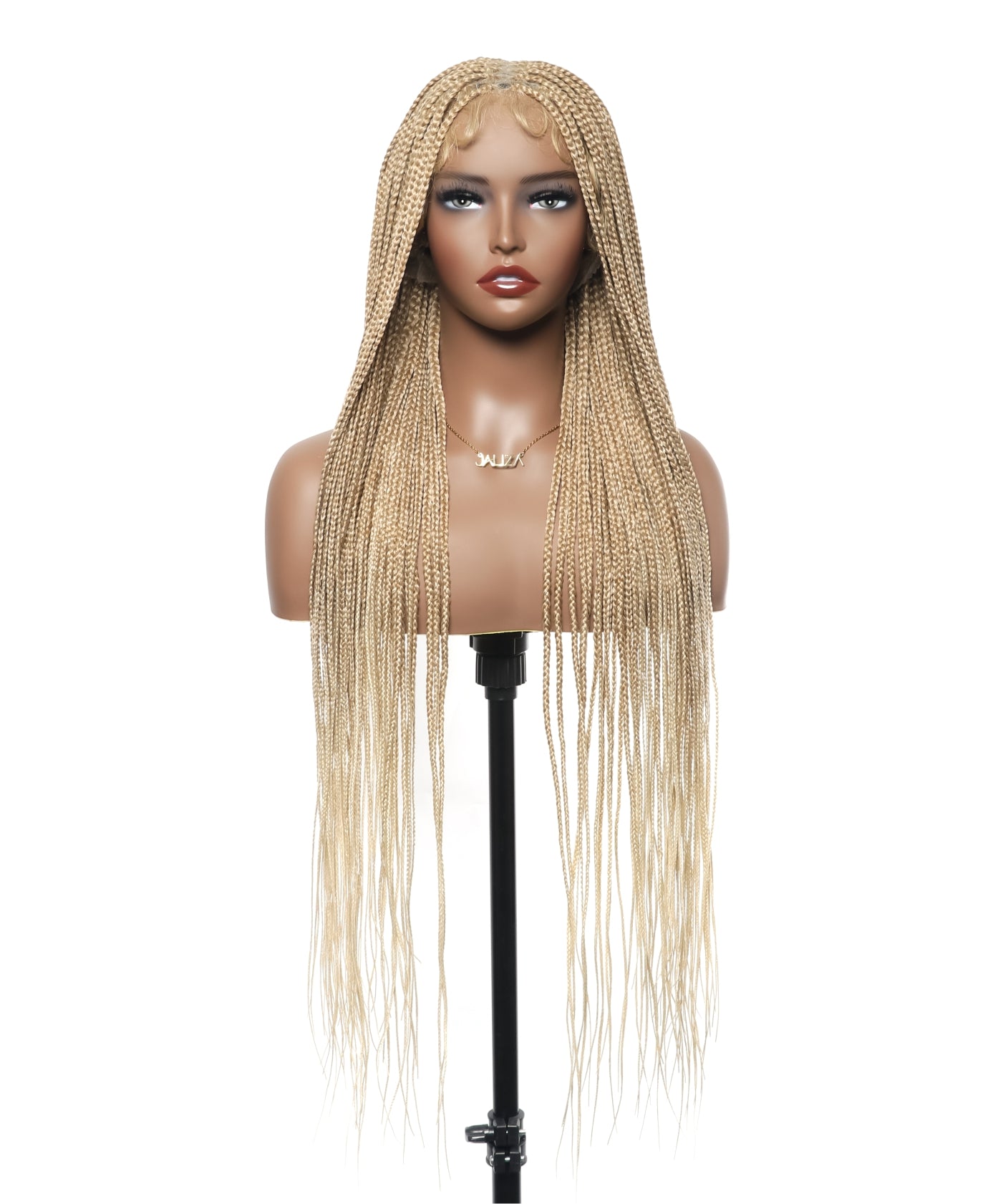 HD Lace Knotless Box Braided Wig Color #613 Blond