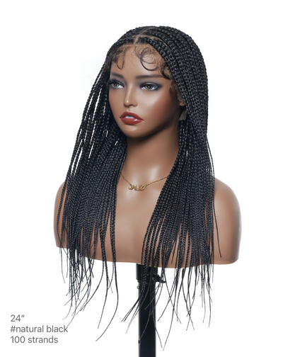 Swiss HD Full Lace Knotless Box Braided Wig