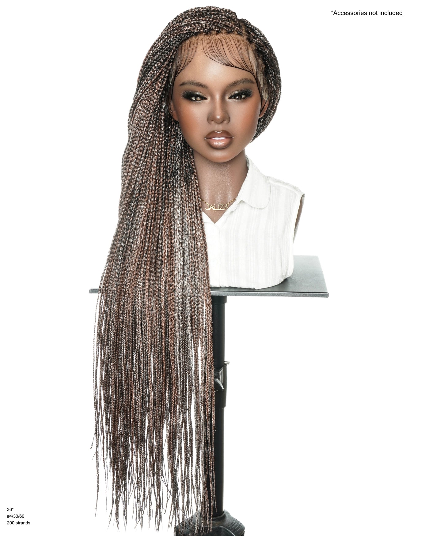 Micro Box Knotless Braided Wig 36" 200 Strands