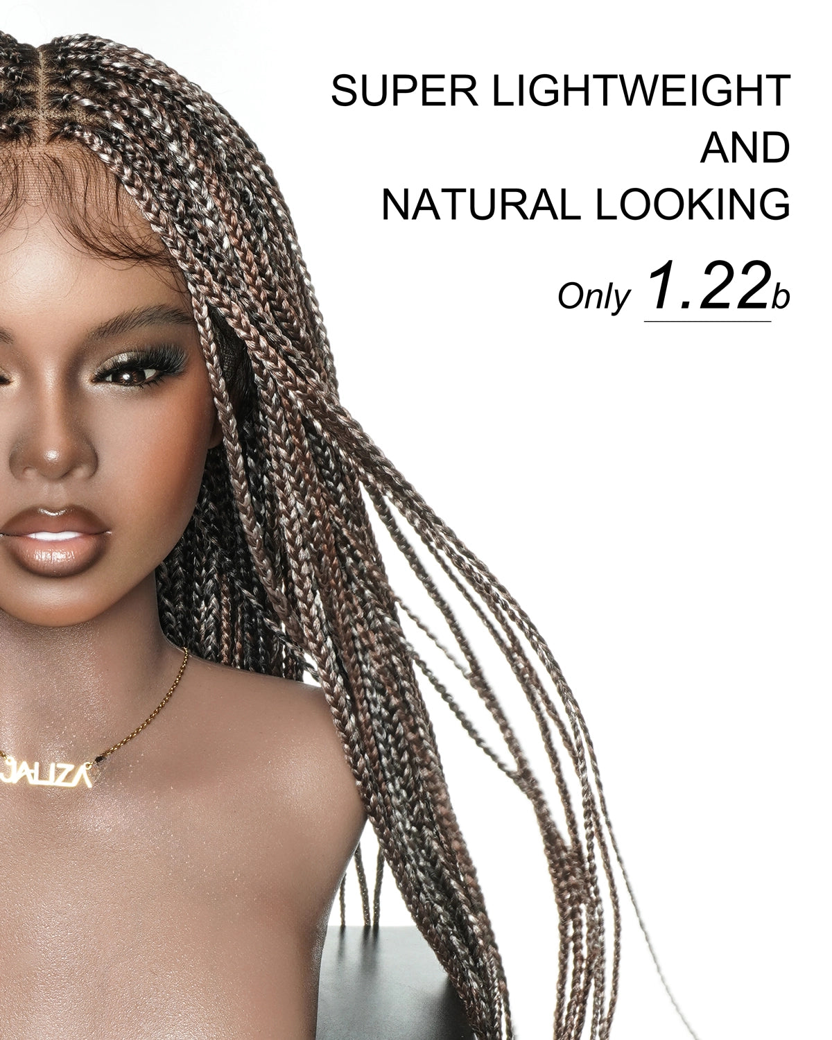 Micro Box Knotless Braided Wig 36" 200 Strands