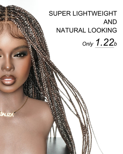 Micro Box Knotless Braided Wig 36" 200 Strands