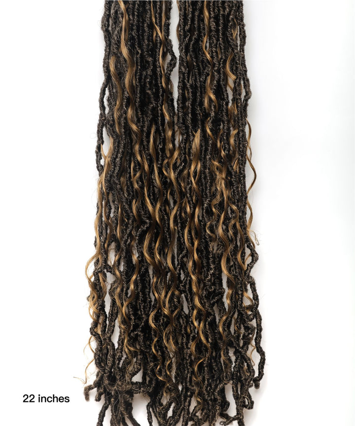 Boho Locs Crochet Braids With Human Hair Curls - JALIZA 3