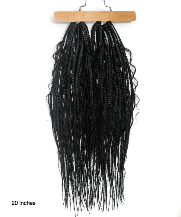 boho box braids with human hair curls-jaliza