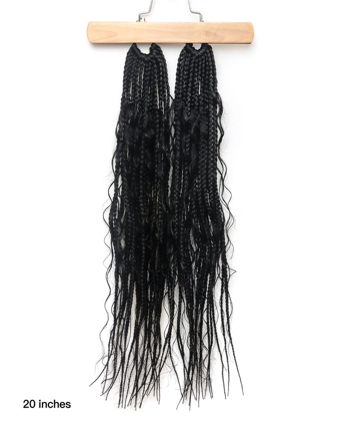 boho box braids with human hair curls-jaliza 1