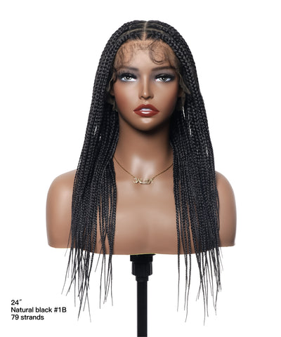 Swiss HD Full Lace Knotless Box Braided Wig