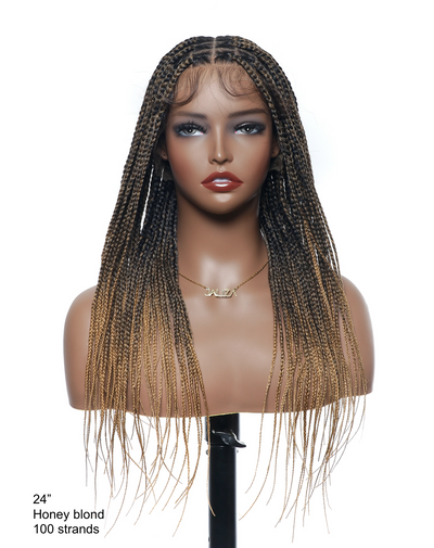 Swiss HD Full Lace Knotless Box Braided Wig