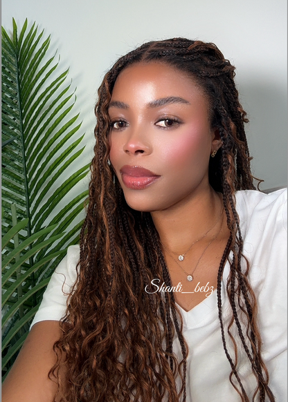 12"-36" Human Hair Deep Wave Curls Pre Bleached Knotless HD Full Lace Boho Box Braided Wig