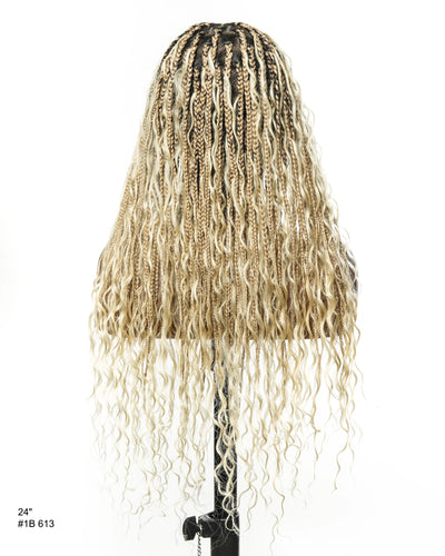 Essential Choice - Small Head Exclusive Boho Braided Wig (Small Cap Size for Petite Head)