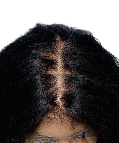 100% Hand-Tied Pre Parted HD Full Lace Cap for Hair Braiding - Suitable for Alopecia Men & Women