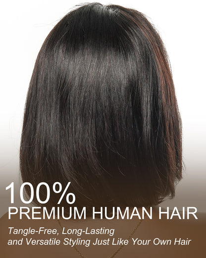 100% Virgin Human Hair Glueless HD lace Deep Wave Wig - Pre Cut Pre Bleached Pre Plucked Wear to Go