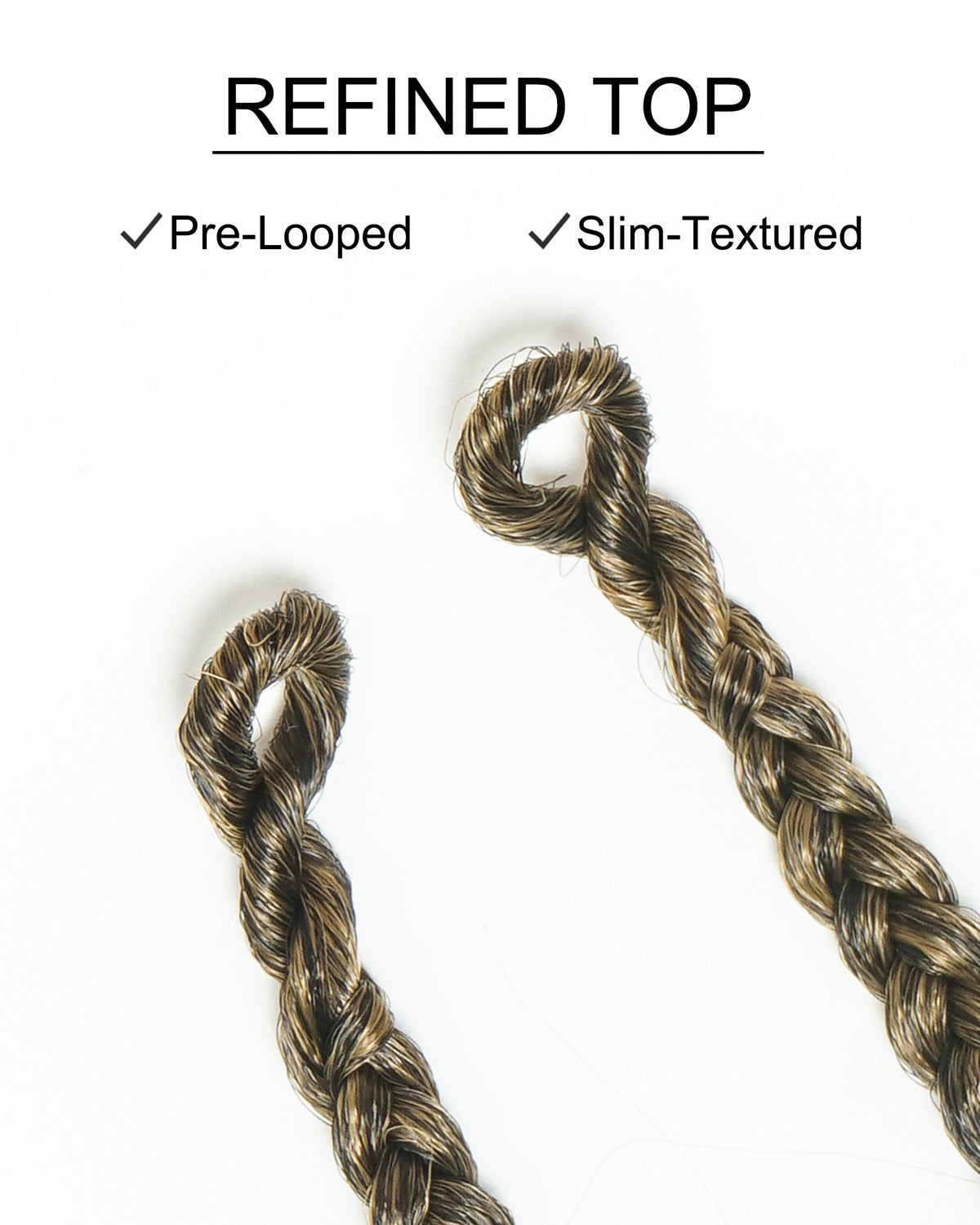 High-Density Human Hair Crochet Boho Braids 30 Inches – 90 Strands