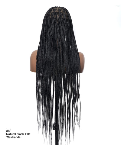 Swiss HD Full Lace Knotless Box Braided Wig