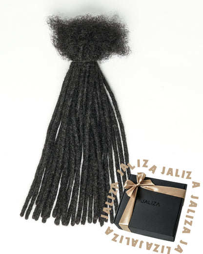 Thanksgiving Gift Box: 100% Human Hair Locs Extensions 90 LOCS
