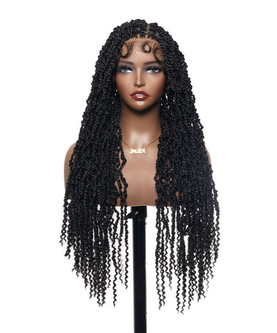 Pavana - Super Lightweight Passion Twist 28" Swiss HD Lace Full Lace Braided Wig 100 Strands
