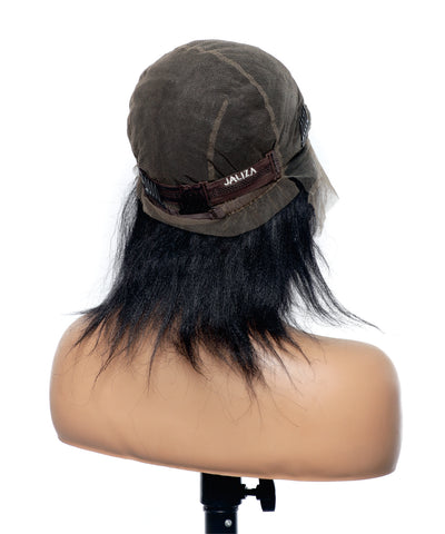 100% Hand-Tied Pre Parted HD Full Lace Cap for Hair Braiding - Suitable for Alopecia Men & Women