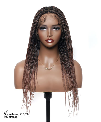 Swiss HD Full Lace Knotless Box Braided Wig