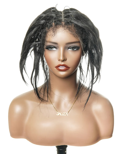 HD Full Lace Cap for Hair Braiding - Human Hair Baby Hair - For Alopecia & Thinning Hair