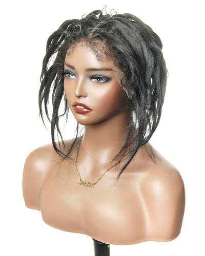 HD Full Lace Cap for Hair Braiding - Human Hair Baby Hair - For Alopecia & Thinning Hair