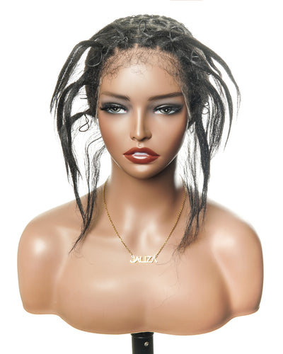 HD Full Lace Cap for Hair Braiding - Human Hair Baby Hair - For Alopecia & Thinning Hair
