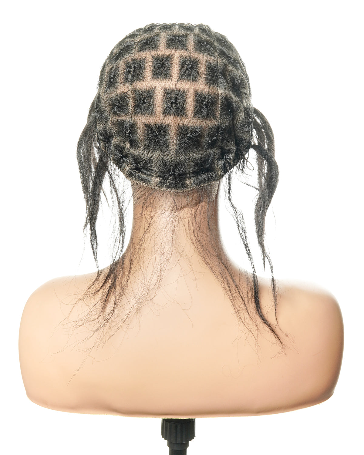 HD Full Lace Cap With Human Hair Baby Hair - Stress Free Solution For Thinning Hair