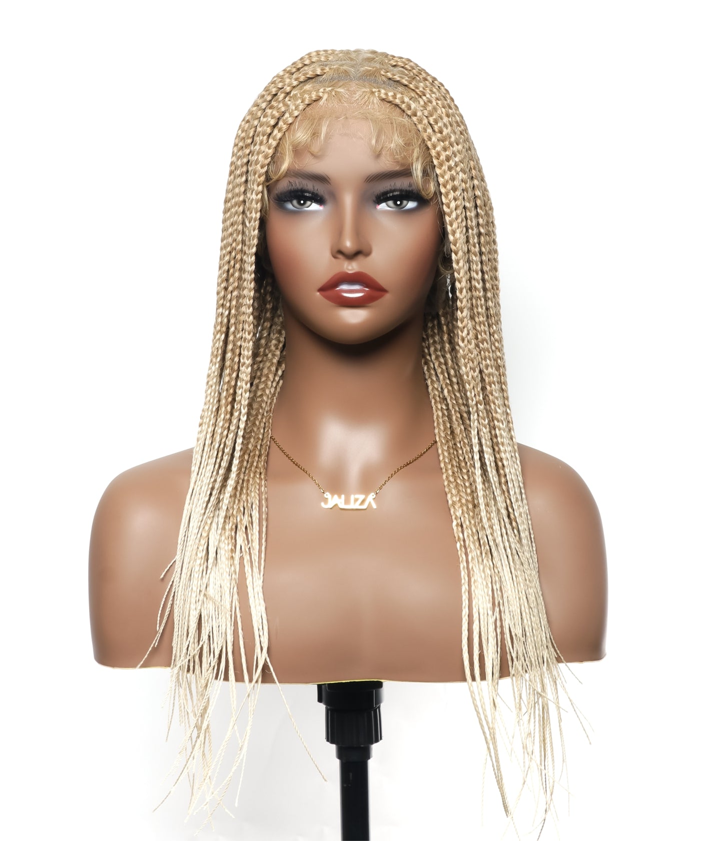 HD Lace Knotless Box Braided Wig Color #613 Blond