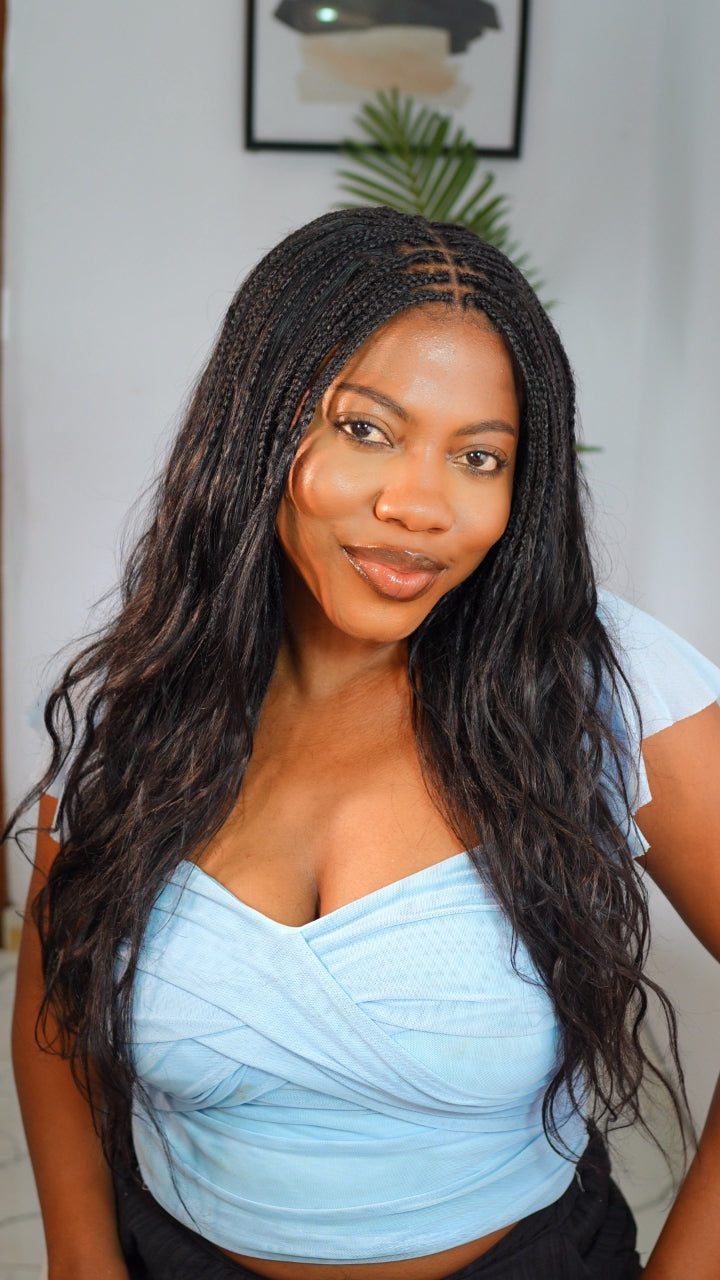 Human Hair Body Wave Boho Braided Wefts - Braids Weft