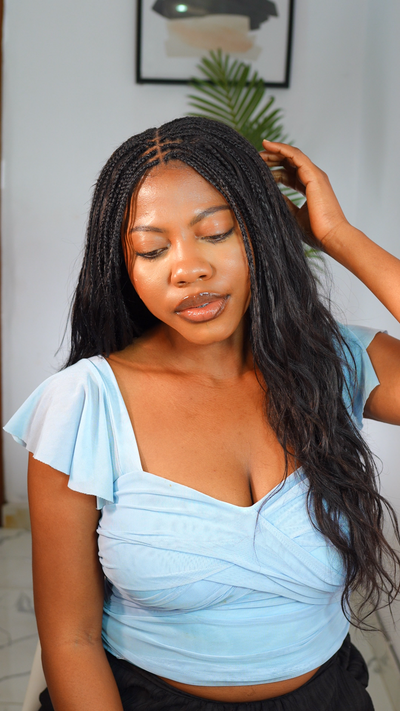 Human Hair Body Wave Boho Braided Wefts - Braids Weft