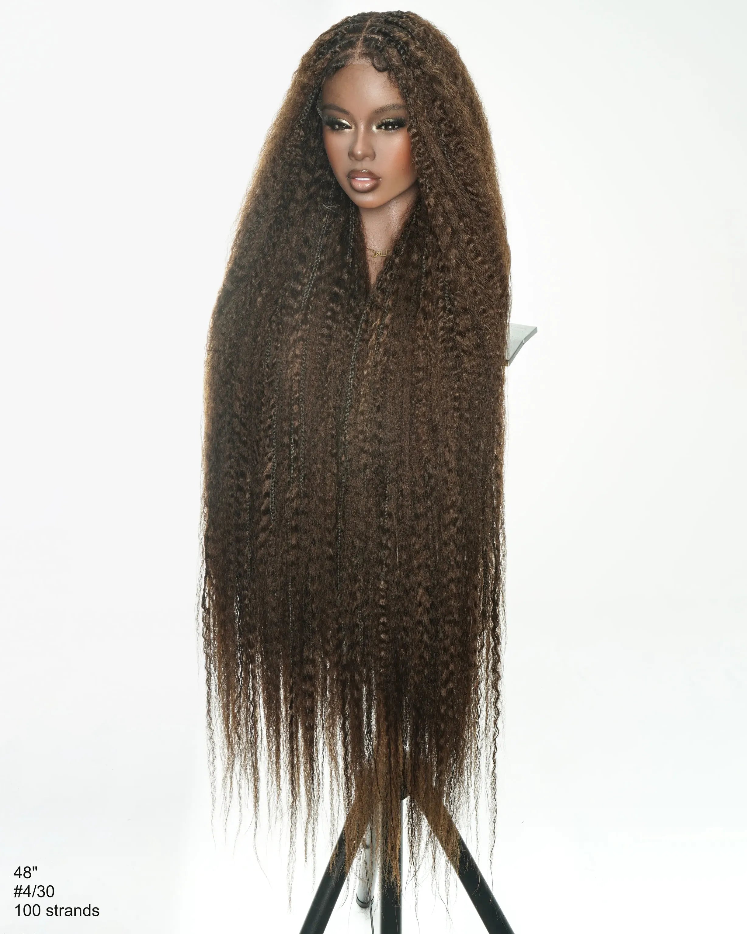 Celia Kinky Straight 48" Kinky Straight Bora Bora Braided Wig
