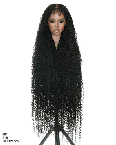 Celia Water Wave Full Lace 48" Bora Bora Braided Wig