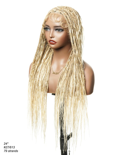 Essential Choice - Small Head Exclusive Boho Braided Wig (Small Cap Size for Petite Head)