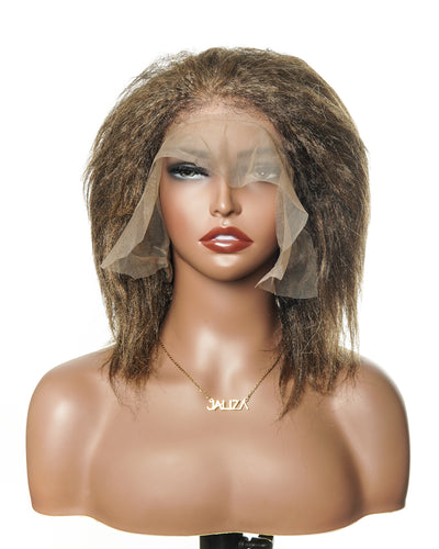 100% Hand-Tied Pre Parted HD Full Lace Cap for Hair Braiding - Suitable for Alopecia Men & Women
