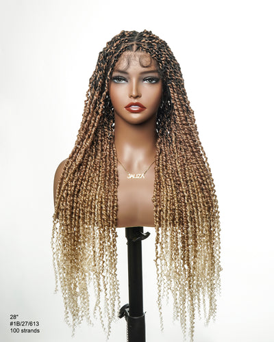 Pavana - Super Lightweight Passion Twist 28" Swiss HD Lace Full Lace Braided Wig 100 Strands