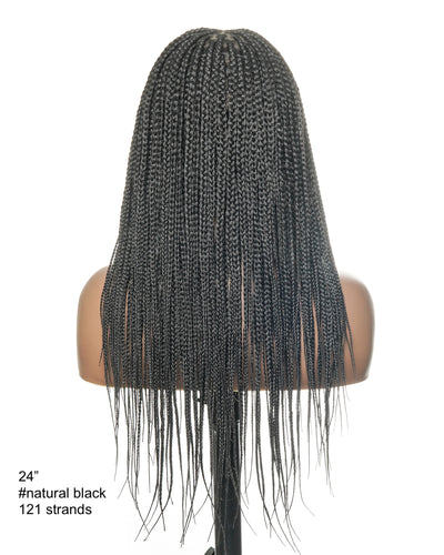 Swiss HD Full Lace Knotless Box Braided Wig