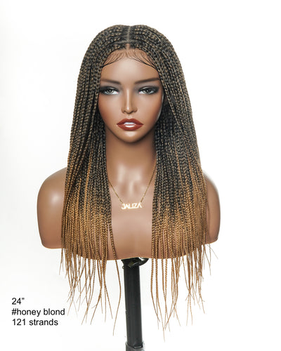 Swiss HD Full Lace Knotless Box Braided Wig