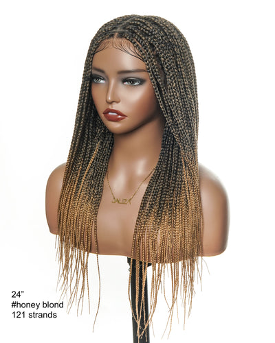 Swiss HD Full Lace Knotless Box Braided Wig