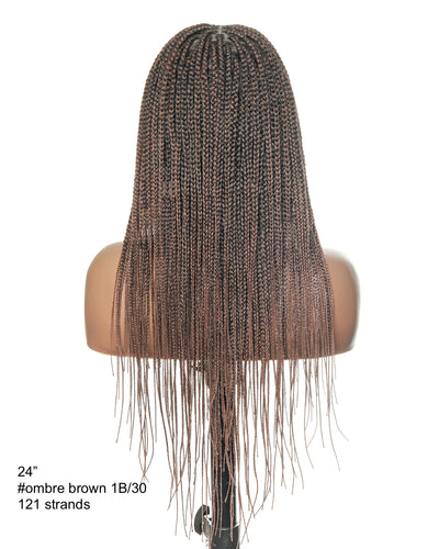 Swiss HD Full Lace Knotless Box Braided Wig