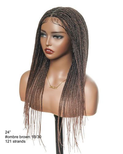 Swiss HD Full Lace Knotless Box Braided Wig